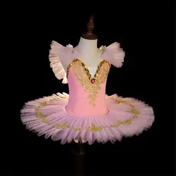 Pink Blue White Ballet Tutu Skirt Ballet Dress For Kids Child Swan Lake Costume Platter Pancake Tutu Girls Dance Ballerina Dress