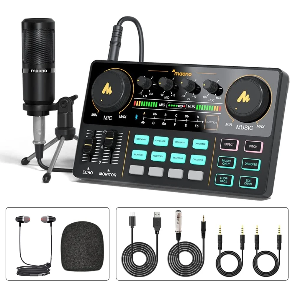 音響機材 MAONO Sound card kit AU-AM200 S1 AU-AM200 S1 【コンプオフ金沢野々市店】 音響機材 MAONO Sound card kit AU-AM200 S1 AU-AM200 S1 ｜コンプオフ