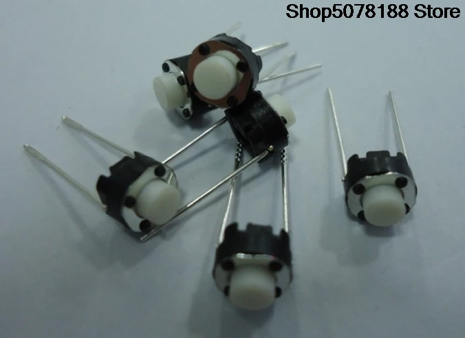 Japanischer ALPS Inline-2-poliger Hahnschalter 6*6*5 Mikrobutton-Schalter Runder Pioneer-Schlüsselschalter