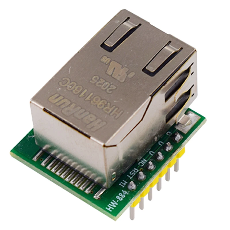 2 PZ/LOTTO USR-ES1 W5500 Chip di Nuova SPI Per LAN/ Ethernet Converter TCP/IP Mod Modulo