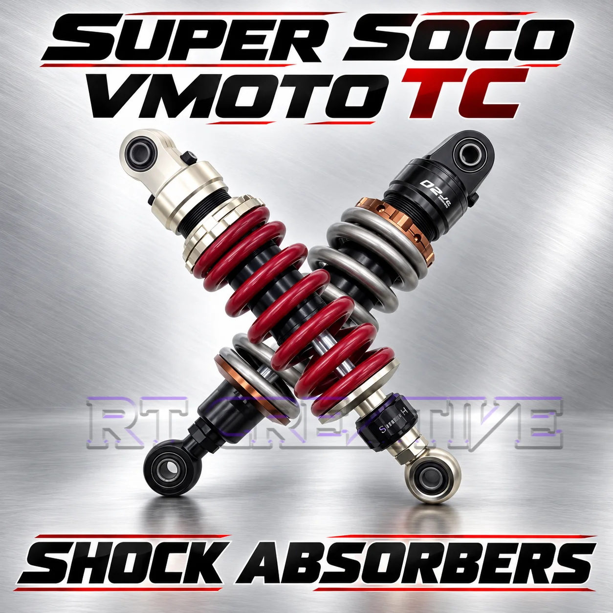 Lossless Install Extended Swingarm Adjustable Rear Shock Absorber For VMOTO Super Soco TS TC Comfort Ride