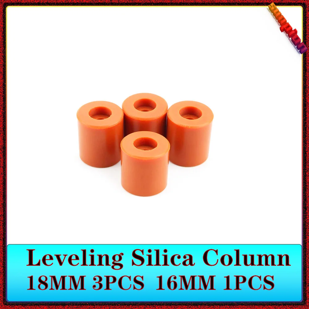 

3D printer parts 4pcs Hotbed Leveling Silica Column Reduce Vibration and Improve Stability To Freely Level The Hotbed Platform