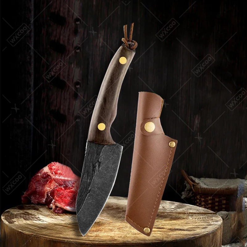 Professional Chef Knife Kitchen Chef Boning Knifes Handmade Forged Stainless Steel Meat Cleaver Butcher Knife Cooking Knives