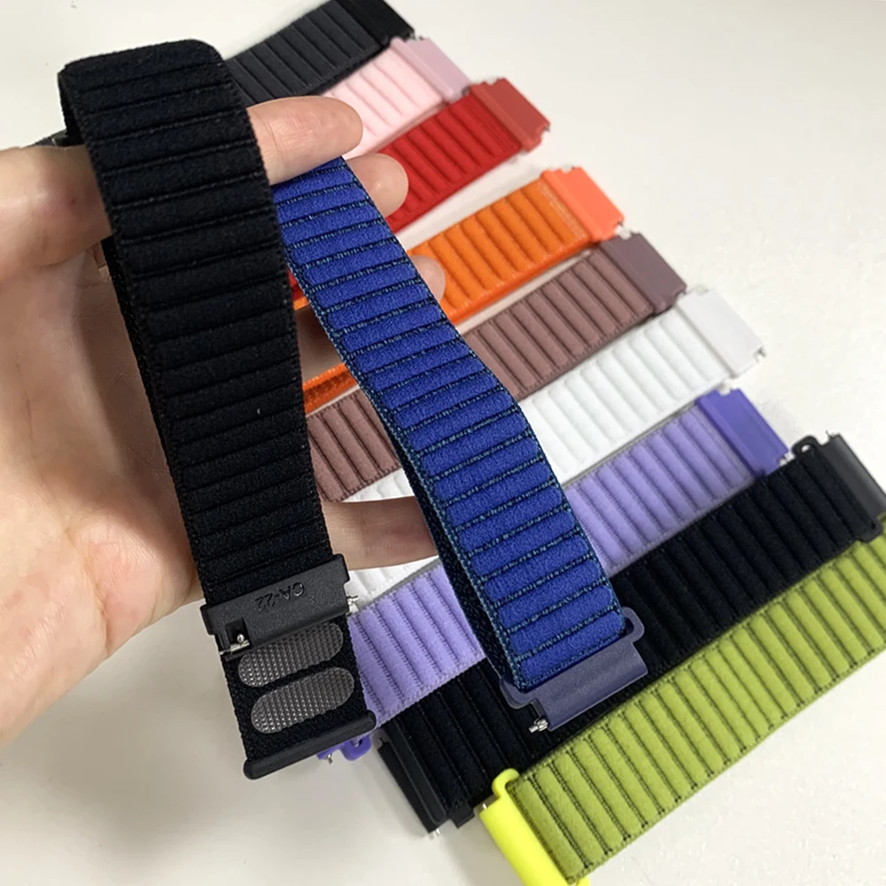 ナイロンバンド 20mm 22mm HUAWEI WATCH GT 6/GT6 Pro スポーツストラップ HUAWEI WATCH 5 4pro GT5 4 3 46mm ランナー通気性ブレスレット