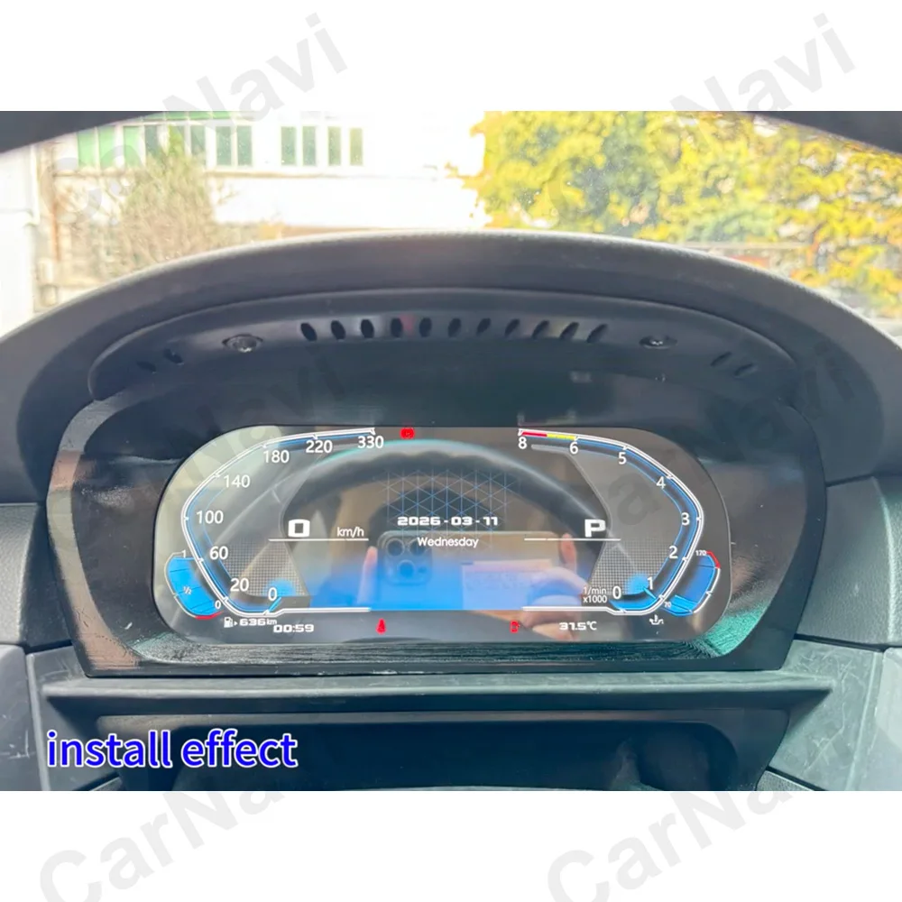 

5s E60 Digital Cluster Dashboard Instruments for BMW 5 series E60 CCC CIC Wireless CarPlay No Breaking Plug and Play GPS Navi