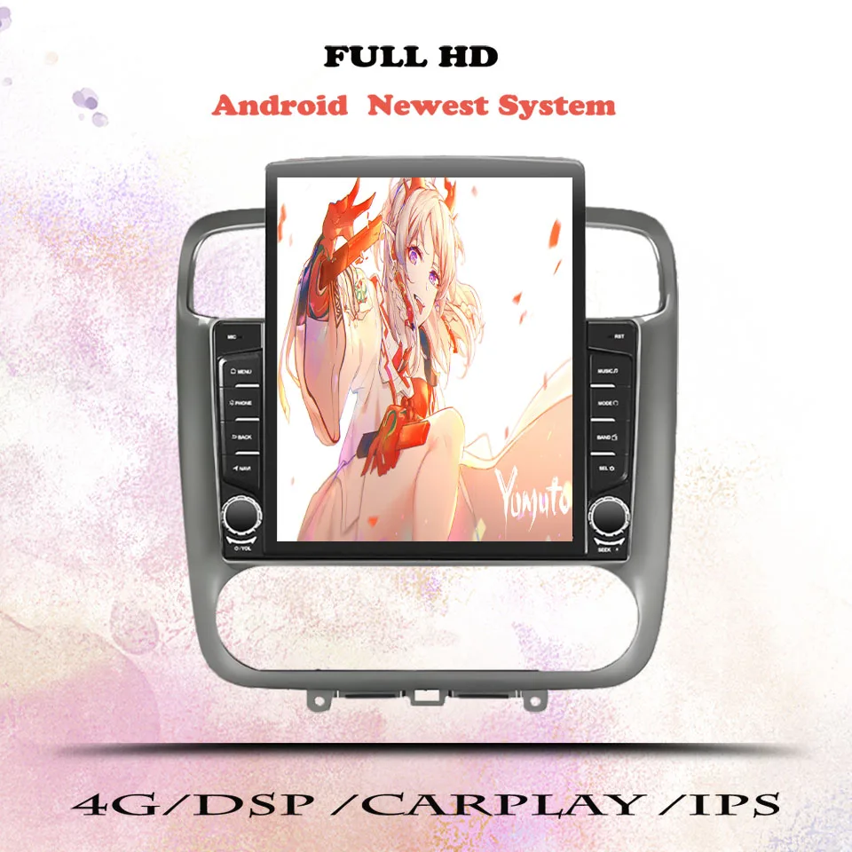 8G+128G Android 14 For Honda Stream 2000 - 2006 Car Radio Audio Multimedia Stereo PC Tablet GPS Monitor DVD Carplay Auto