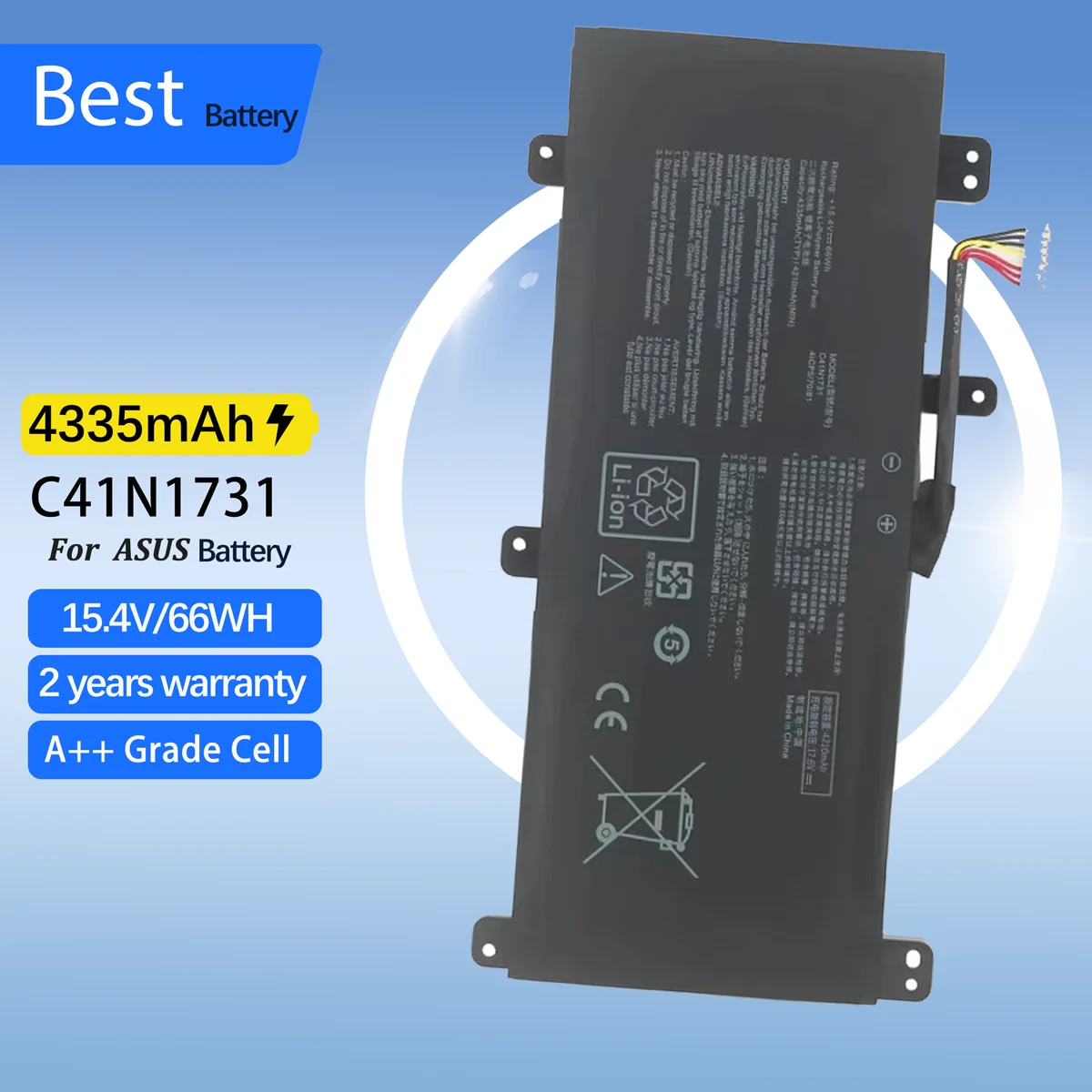 C41N1731 Аккумулятор для ноутбука ASUS ROG Strix Scar/HERO II G712 G732 G731 GL504GW GL504GS GL504GM GL704 GL704GW GL704GV