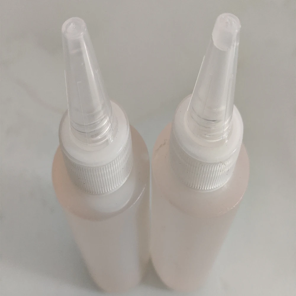 Fotografia 5: Cola PU pré-misturada de 100ml, pronta para uso, para fazer fitas em extensões de cabelo e selagem das raízes das mechas.