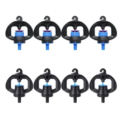 Agriculture Greenhouse Automatic Irrigation System Rotating Refraction Micro Nozzle Vegetable Garden Lawn Orchard Sprinkler 50Pc
