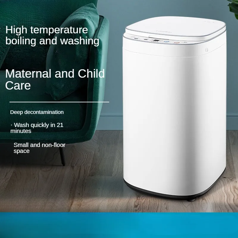 3-15kg Washing Machine Full-automatic High Temperature Sterilization Baby Underwear Washing Hot Drying Washing Machine