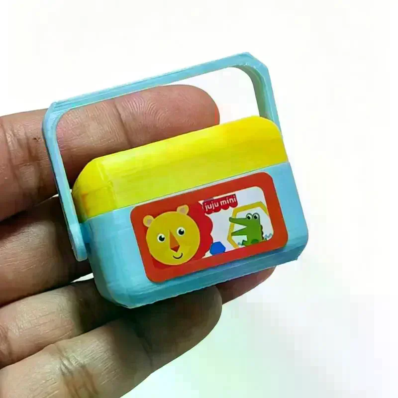 /Cna/1 Set Doll House Nursery Decoration Photography Prop Miniature Shape Sorting Toy Box Dollhouse Educational Toy Model