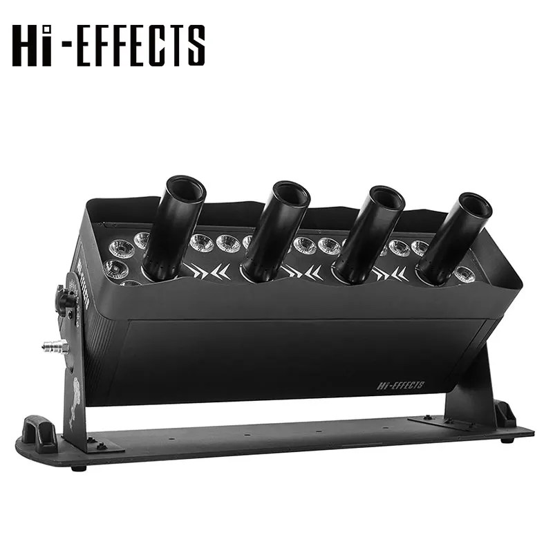 

4 Pipe LED Co2 Jet Machine DMX Control Stage Effect Machine Co2 for Party Event Club No Ice Slag Jet 20m