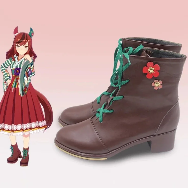 อะนิเมะ Umamusume Pretty Derby รองเท้าบูทแนวธรรมชาติ สำหรับงานฮาโลวีน งานคาร์นิวัล คอสเพลย์ ปาร์ตี้  อุปกรณ์เสริมสำหรับชุดแต่งกาย ty'4