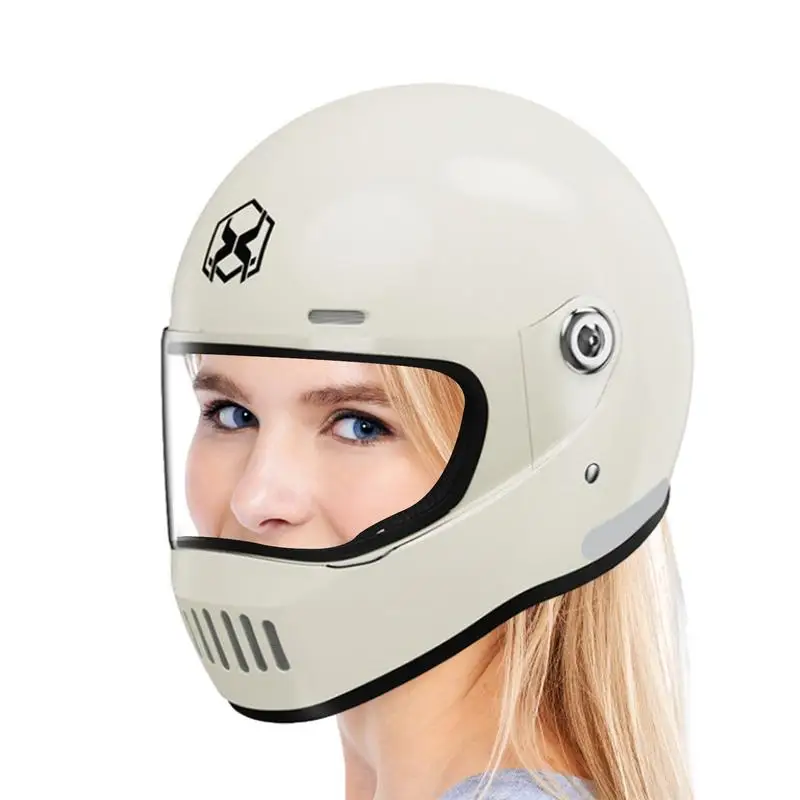 

Motorcycle Helmets Full Face Helmets Head Protection On Motorbike Racing Helmets With Quick Release And Warm Lining Motorcycle