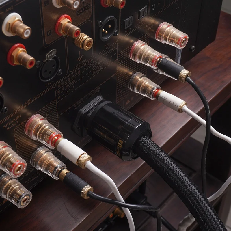 X12A-12AWG Hifi Power Cable, Hifi Power Cable EU Power Cable, 250V/15A For Speakers, Subwoofer, Turntable, Amplifier