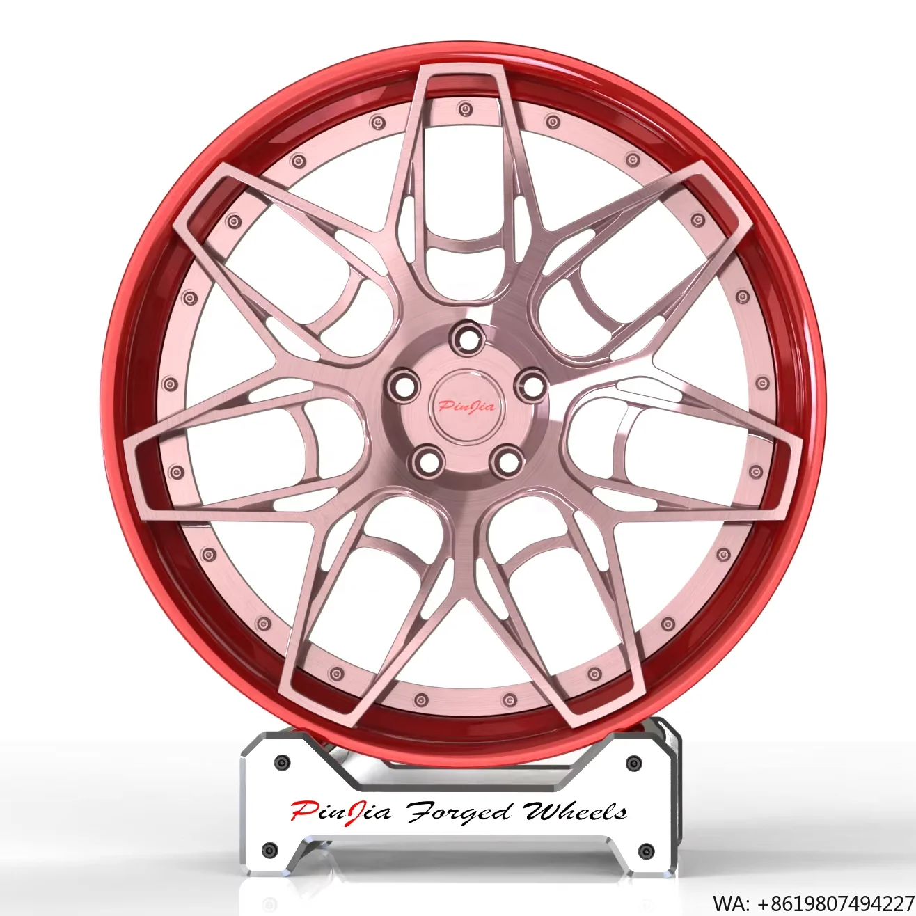 Rodas Forjadas Cromadas Personalizadas 5x114.3 120 de 2 Peças 17 18 20 22 Polegadas para Carros, Rodas Douradas Forjadas Aro 14 15 para M3
