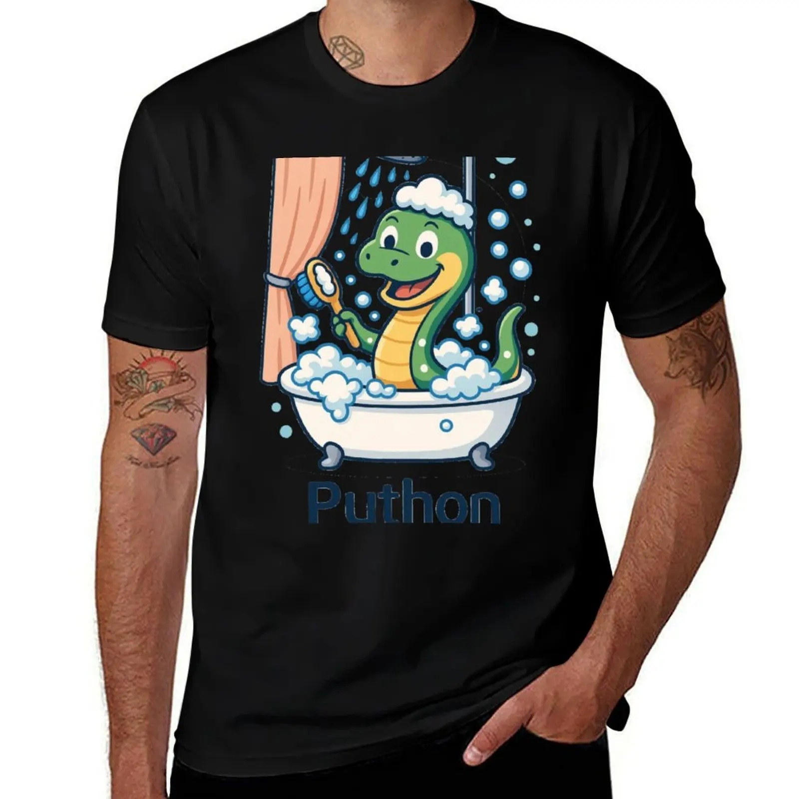 

Python programming T-Shirt vintage anime shirt basketball graphic tees customs mens graphic t-shirts big and tall