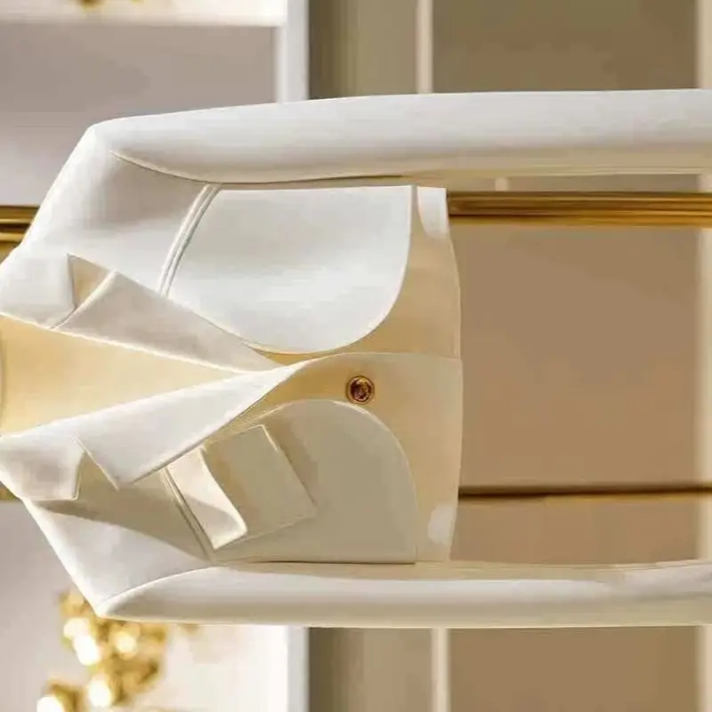 

Новый женский укороченный пиджак/жакет в западном стиле, осенняя коллекция 2026: уникальный, очень красивый, элегантный белый жакет-топ.