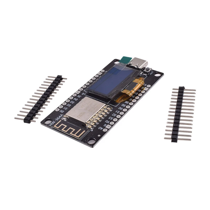 NodeMCU ESP8266 Development Board With 0.96 Inch OLED Display CH340 Driver Module For Arduino IDE/Micropython Programming