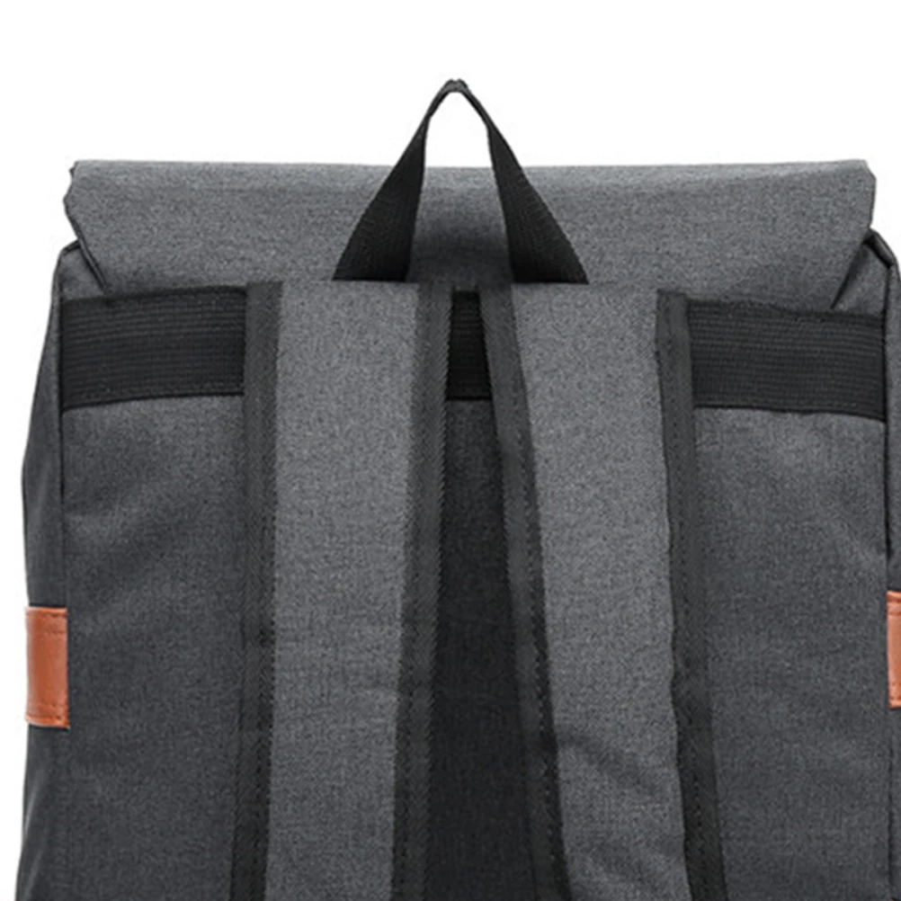 

Canvas Vintage Backpack Travel Backpack Daypack Hiking Camping School Rucksack for Women Men (Dark Gray)