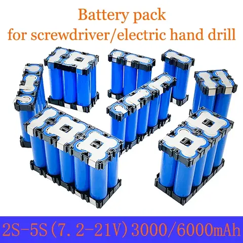 2S1P 3S1P 3S2P 4S1P 4S2P 5S2P 18650 배터리 팩 맞춤형 18650 배터리 용접 3000mAh / 6000mah 배터리 팩 12.6V ~ 25.2v sc
