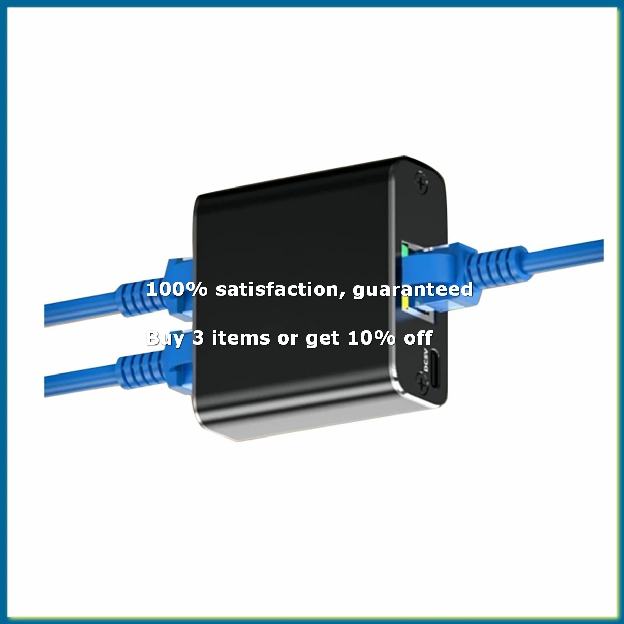 Répartiteur RJ45 1 vers 2, adaptateur Ethernet Gigabit, extension de câble réseau Internet pour ordinateur portable, PC, clavier, souris, imprimante - DTD2
