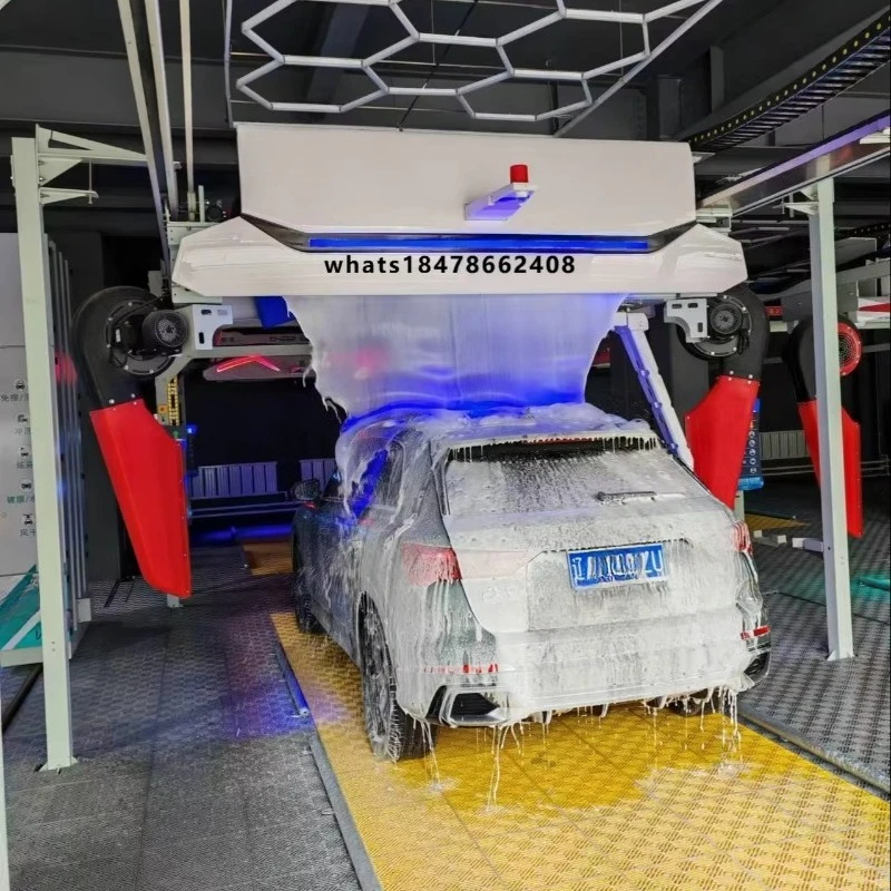 Battery-driven cleaner industry Car washing machine price High-pressure electric automatic car washing machine system with dryer