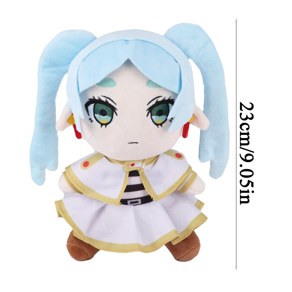 Frieren Beyond Journey's End Cartoon Plush Toy Frieren Anime Peripheral Soft Stuffed Doll Cosplay Anime Kids Xmas Birthday Gifts