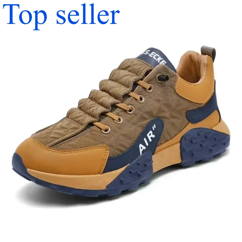 Stylish Men's Vulcanize Shoes for Leisure and Running in -2025/ Thick-Soled Casual Sneakers