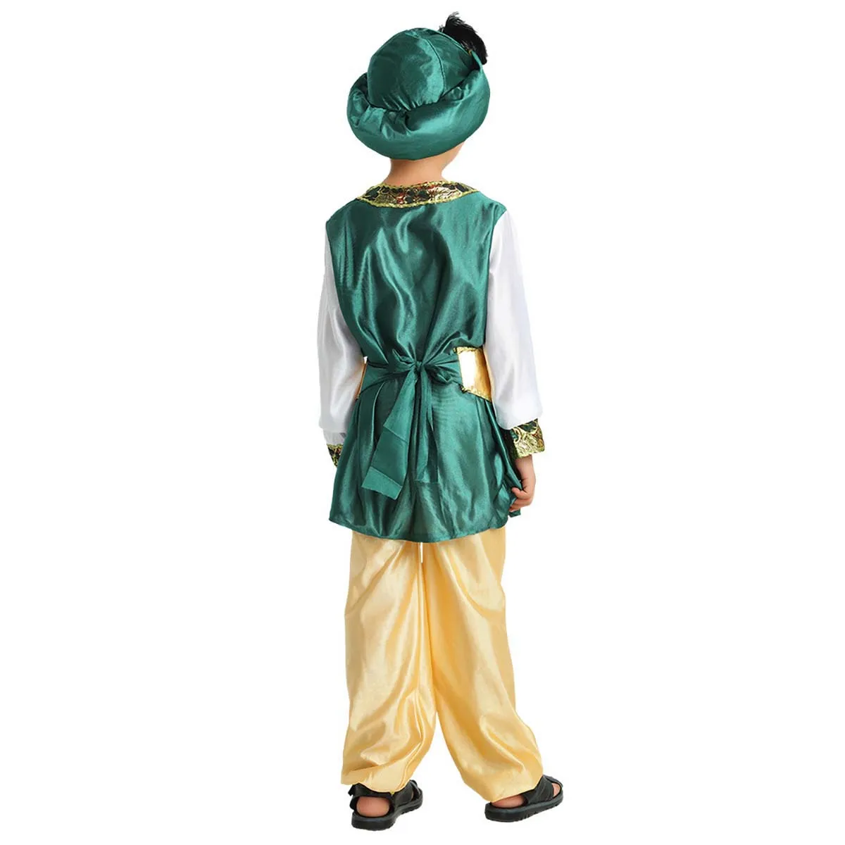 Halloween Party Men Boy Muslim Dubai Chief Costume