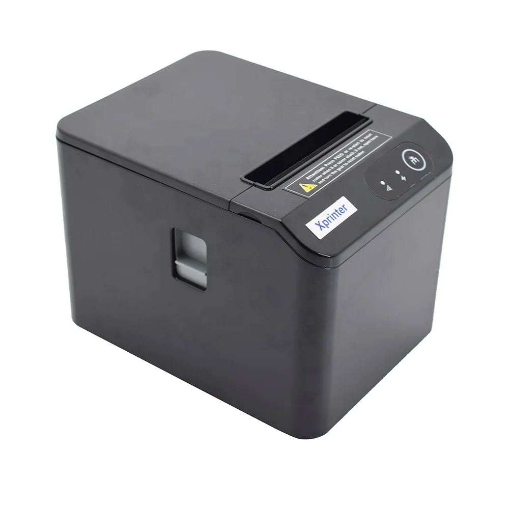 Xprinter XP-T80Q Thermal Receipt Printer 80mm with USB Lan Ethernet POS Printer Auto Cutter No Need Ink with Cashier Drawer Port