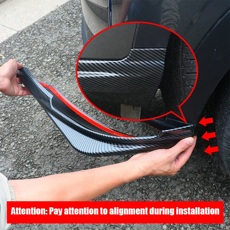 لجيلي Geome EX2 2025 2026 زاوية حماية المصد الأمامي مادة ABS مكون الحماية الخارجية #3