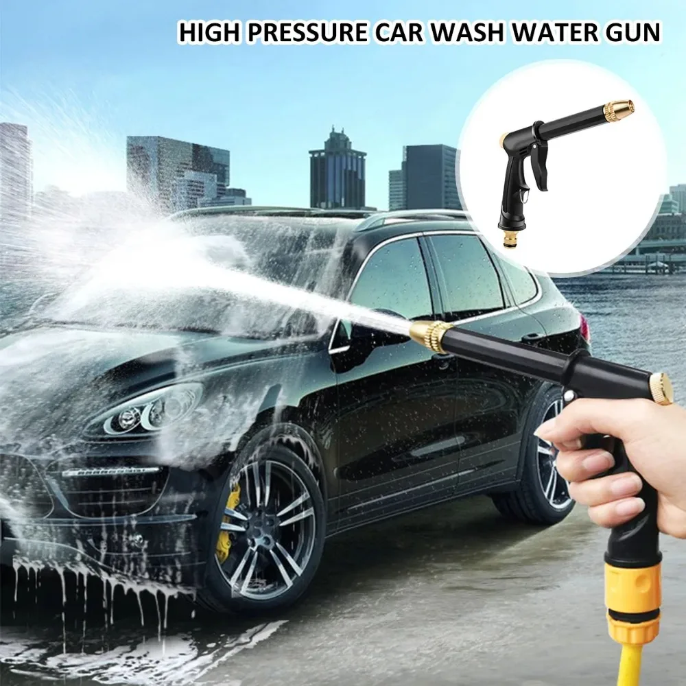 High Pressure Power Water Gun Jet Garden Washer Sprayer Watering Spray Garden Sprinkler for Cleaning Tool