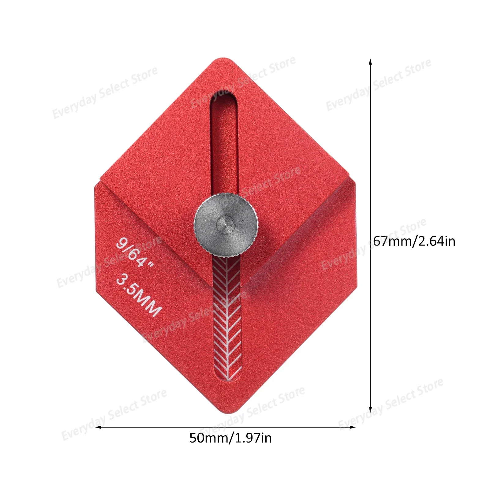 Woodworking Measuring‑Marking Ruler, Multi‑Function Carpentry Tool for Trim‑Finishing and Short‑Offset Layout Works