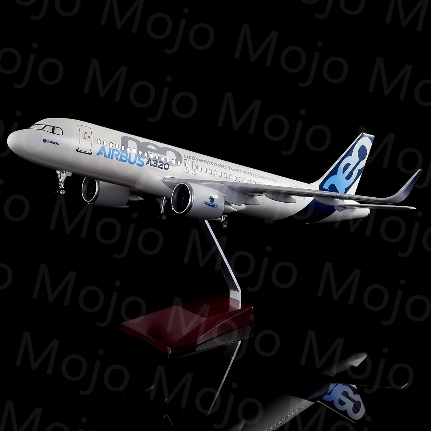 Imagem -04 - Modelo 320 Avião Display Aviões Modelo Aairbus Metal Airlines Plane Display Diecast Aircraft para Coleção Escala 1:80 A320 A320