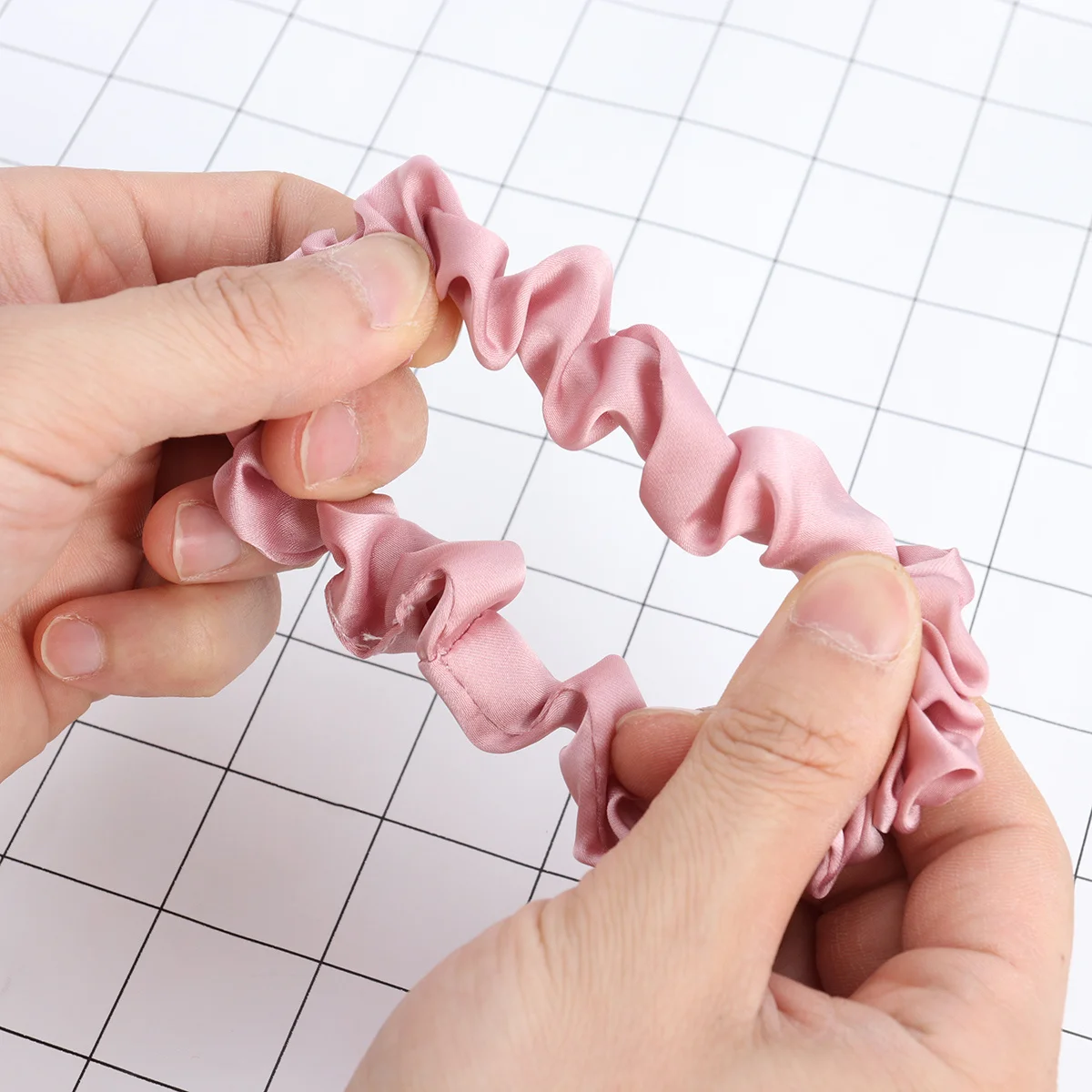 

12Pcs Scrunchies Stretchy Soft Hair Bands for Women Long Lasting Hairstyle Ponytail Braiding Colorful Hairbands