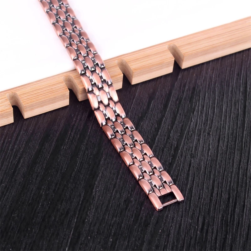 Charm bracelet Health Energy Bangle Arthritis Pure Copper Magnetic Exquisite Male Gift Power Therapy Magnets Men Bracelet