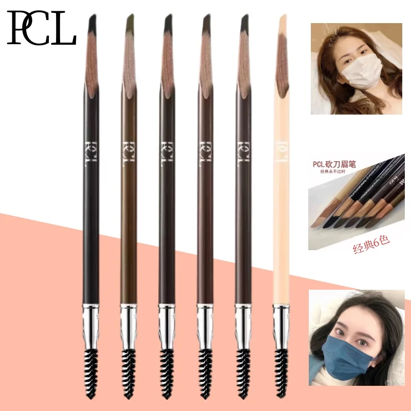 High quality PCL eyebrow pen eyebrow design pen waterproof pattern eyebrow frame machete pen wooden pen skin tone