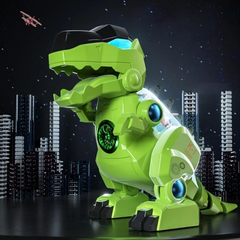 Đồ chơi Robot khủng long thực tế Đồ chơi khủng long đi bộ Đồ chơi giáo dục điện cho trẻ mới biết đi 15UB