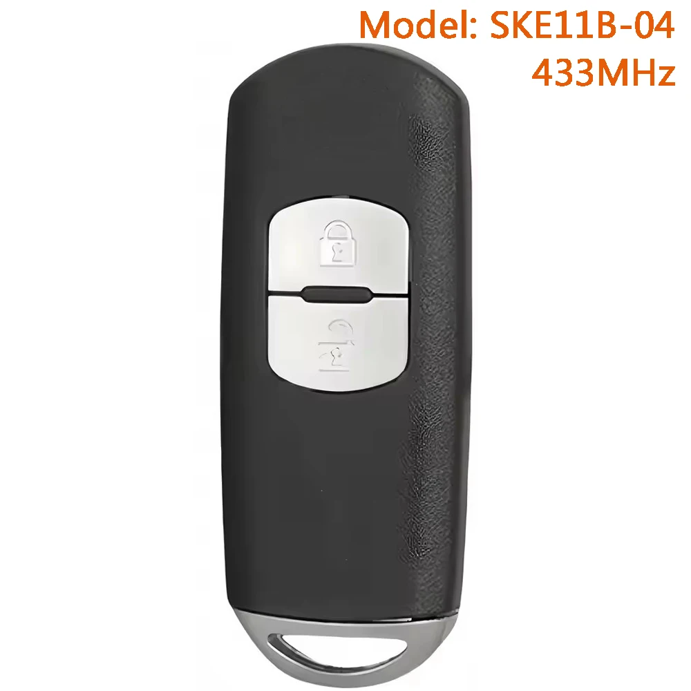 

DIYKEY SKE11B-04 Smart Remote Key Fob for Mazda CX-9 CX-7 MX-5 MIATA 2010 2011 2012 2013 2014 2015 EJY2-67-5RY 2 Buttons 433MHz