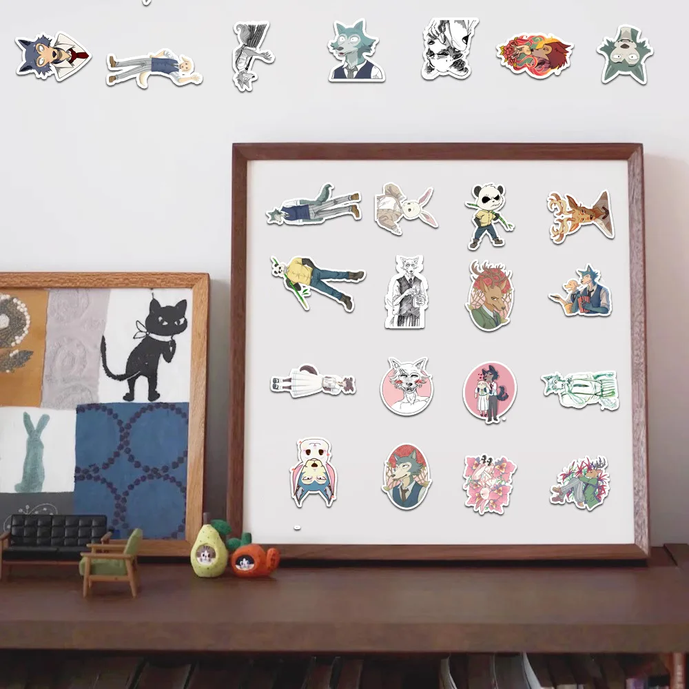 10/30/50PCS BEASTARS Stickers Dier Stijl Anime Graffiti Grappige Cartoon Sticker Kinderen Speelgoed Koffer Koelkast laptop Gitaar Auto Fiets