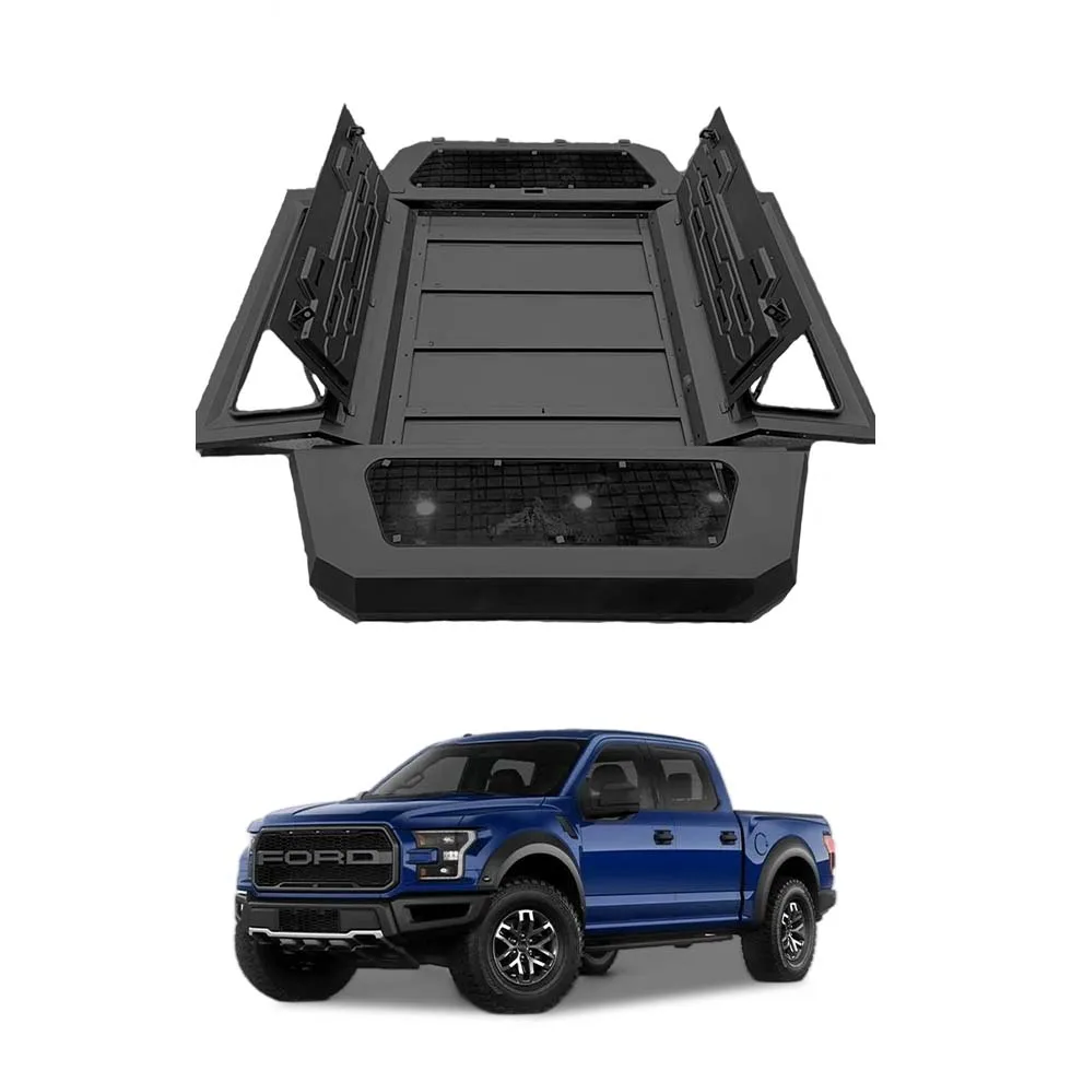 Customized FORD RANGER Or Canopy Tacoma hilux Hard Pickup Top  Made In Aluminium canopy for ranger raptor