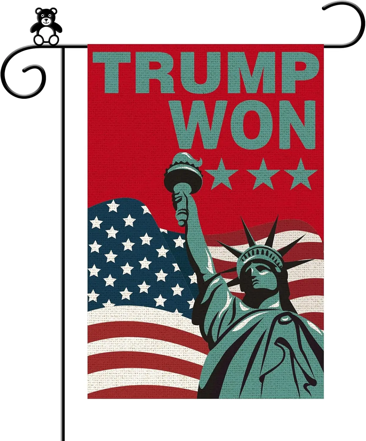 Trump Won Garden Flag Double Sided, Save America Yard Lawn Sign, Support for Trump, Trump 2024 House Lawn Sign, Trump Very Good