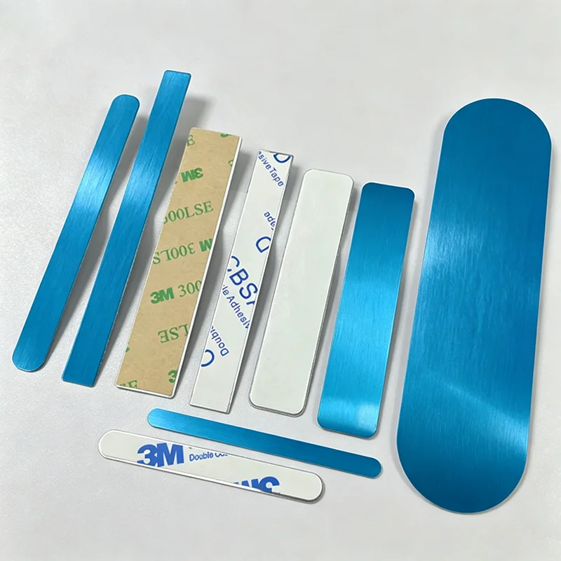 5pc Temporary Parking Sign Strong Adhesive Magnet Self-Adhesive Fixed Magnetic Patch Adhesive Strip Stainless Iron Sheet