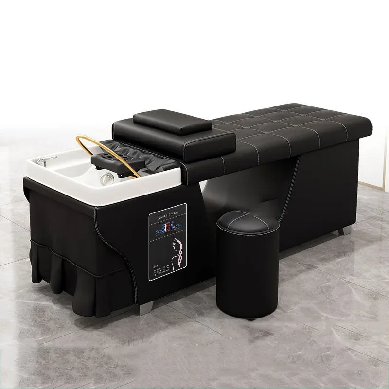 Watertherapie Haar Wasbed Hoofd Spa Wastafel Douchekop Stylist Shampoo Stoel Salon Silla Peluqueria Salon Meubels Mq50sc