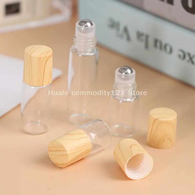 

1/2/3/5 ml Roll On Bottle Refillable Empty Glass Essential Oils Perfume Vials