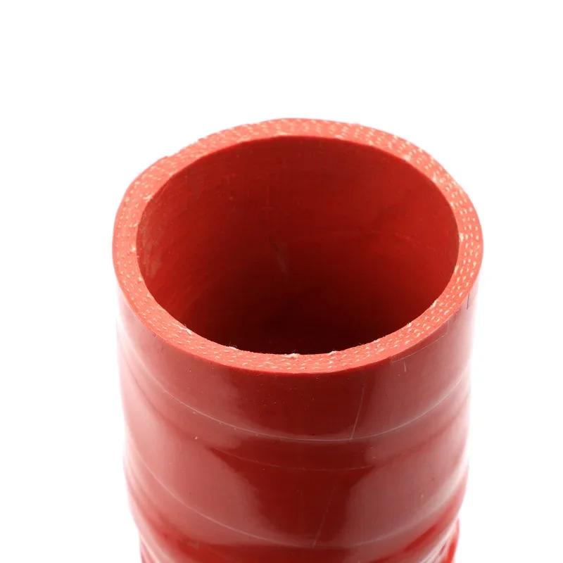 Red Universal 40~100mm Silicone Flexible Hose Water Radiator Tube for Air Intake High Pressure High Temperature Rubber Joiner