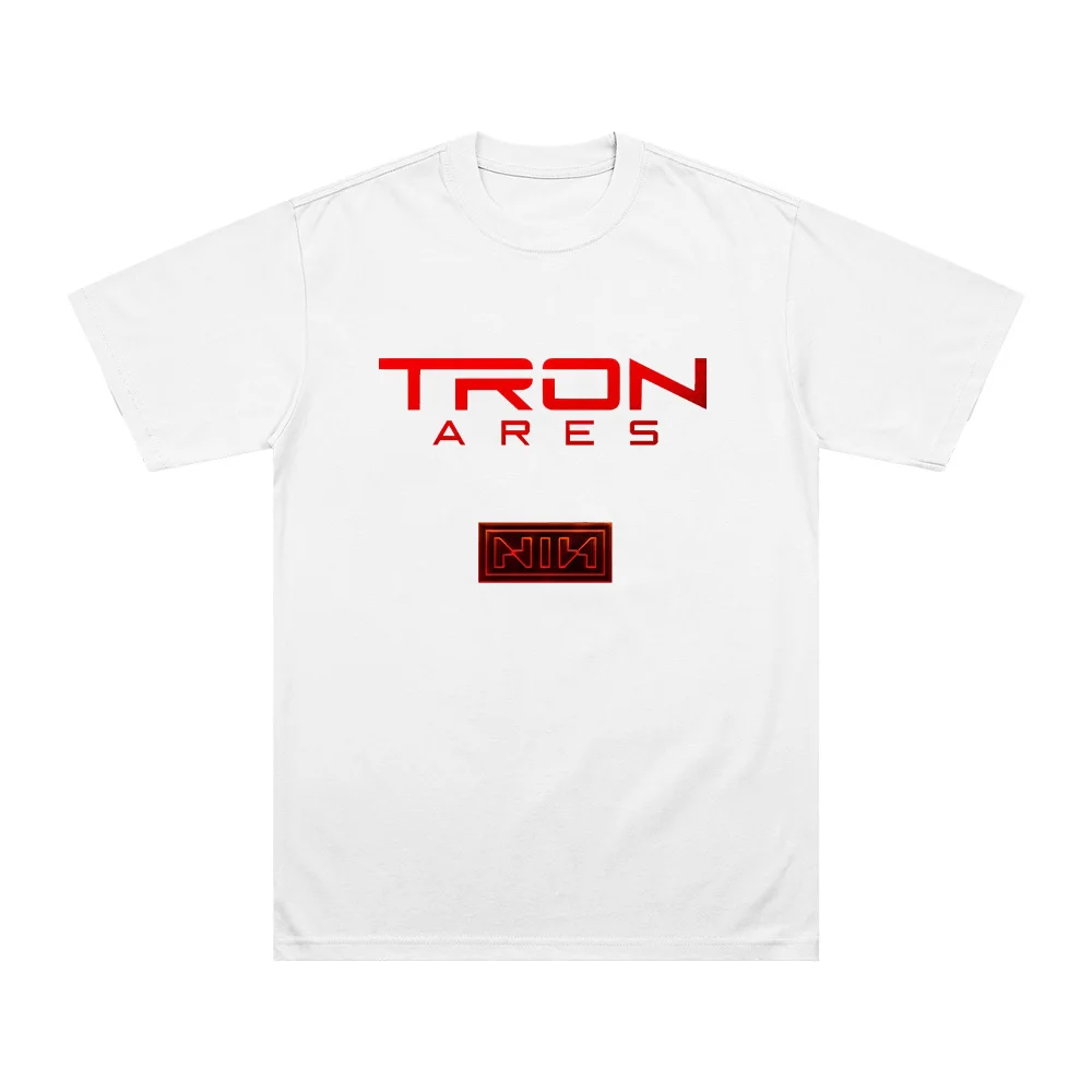 

Cotton Comfort Tees Nine Inch Nails Tron Ares Graphic T Shirts Summer Unisex Short Sleeve Clothes High Street Hip Hop Streetwear