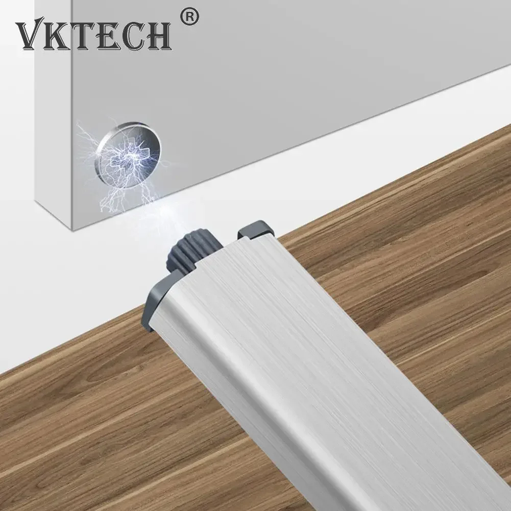 10 stks Deurstopper Kast Vangsten Rvs Push To Open Touch Demper Buffers Zachte Stille Dichter Magnetische Hardware Laden