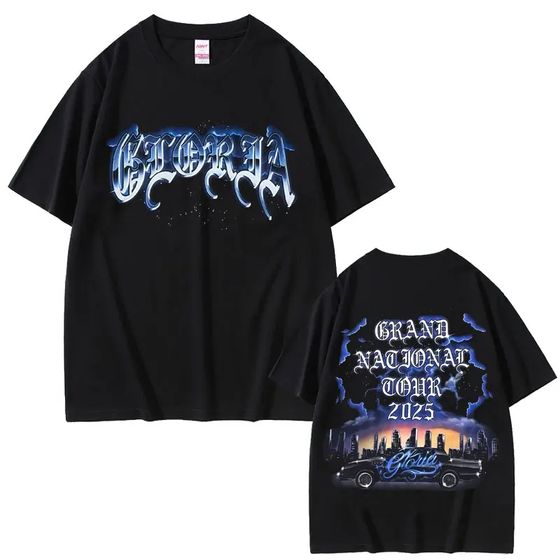 

Rapper Kendrick Lamar & SZA Grand National Tour 2025 T-shirt Men Women Hip Hop Fashion Retro T Shirt Male Casual Cotton T-shirts